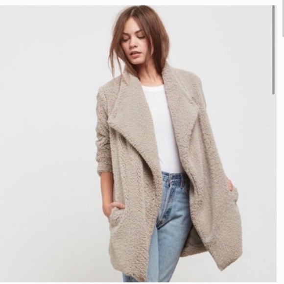 BB Dakota Jackets & Blazers - BB Dakota oversized teddy cardigan jacket size small